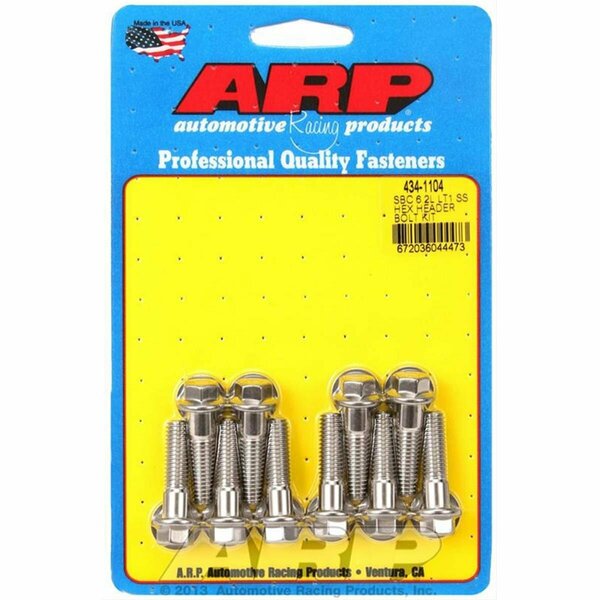 Arp Hex Header Bolt Kit for Small Block Chevy Lt1 6.2L A14-4341104